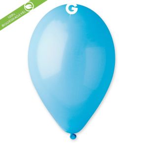 BALÃO DE LÁTEX LIGHT BLUE#009 G110 COM 50 UNIDADES -12"