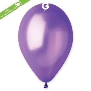 BALÃO DE LÁTEX METÁLICO PURPLE#034 GM110 COM 50 UNIDADES -12"