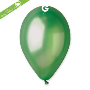 BALÃO DE LÁTEX METÁLICO GREEN#037 GM110 COM 50 UNIDADES -12"