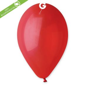BALÃO DE LÁTEX RED#045 G110 COM 50 UNIDADES -12"