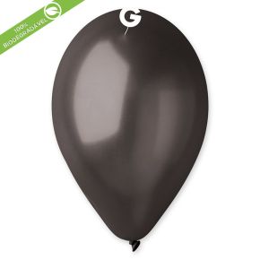 BALÃO DE LÁTEX METÁLICO BLACK#065 GM110 COM 50 UNIDADES -12"