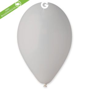 BALÃO DE LÁTEX GREY#070 G110 COM 50 UNIDADES -12"