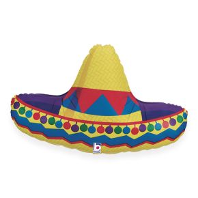 BALÃO METALIZADO SOMBRERO 34" GRABO