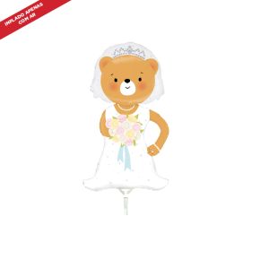 BALÃO METALIZADO BRIDE BEAR 14" GRABO