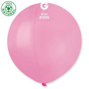 BALÃO DE LÁTEX ROSE#006 G150 COM 25 UNIDADES -19''