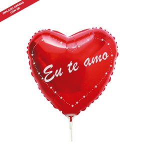 BALÃO METALIZADO EU TE AMO 9"V FLEXMETAL