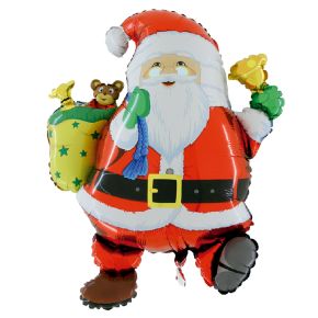 BALÃO METALIZADO PAPAI NOEL SINO SS GRABO