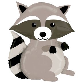 BALÃO METALIZADO WOODLAND RACCOON 36" GRABO