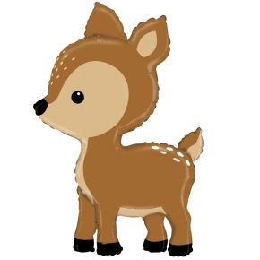 BALÃO METALIZADO WOODLAND DEER 39" GRABO