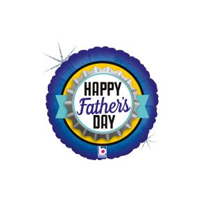 BALÃO METALIZADO FATHER'S DAY BOTTLE CAP 18" GRABO