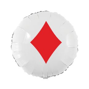 BALÃO METALIZADO CARTA DE BARALHO OUROS 20" FLEXMETAL