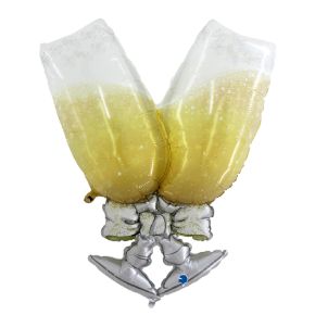 BALÃO METALIZADO HAPPY NEW YEAR GLASSES 41" GRABO