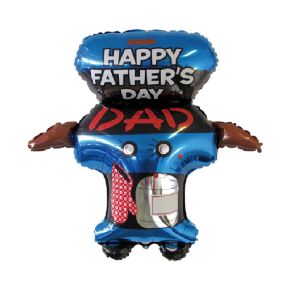 BALÃO METALIZADO FATHERS DAY GRILL 38" GRABO