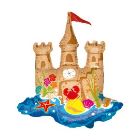 BALÃO METALIZADO SAND CASTLE HOL. 35" GRABO