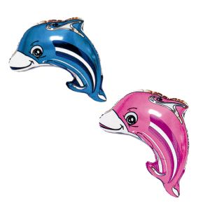 BALÃO METALIZADO GOLFINHO SHAPE HS FLEXMETAL