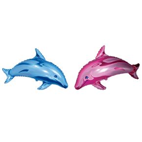 BALÃO METALIZADO GOLFINHO SHAPE HSG FLEXMETAL