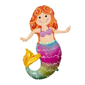 BALÃO METALIZADO HAPPY MERMAID HSG FLEXMETAL