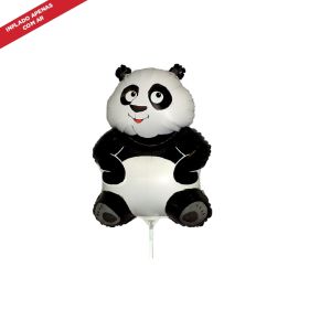 BALÃO METALIZADO BIG PANDA SHAPE 14" FLEXMETAL