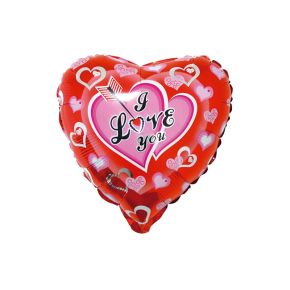 BALÃO METALIZADO I LOVE YOU CUPIDO 18" FUNNY FASHION
