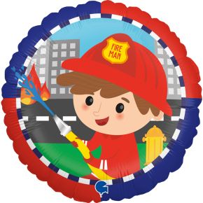 BALÃO METALIZADO COOL FIREMAN 18" GRABO
