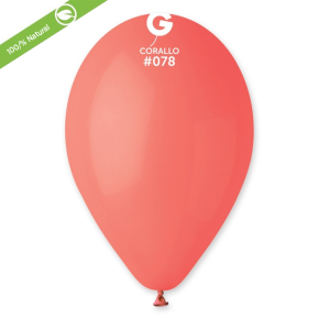BALÃO DE LÁTEX CORALLO#078 G110 COM 50 UNIDADES -12''