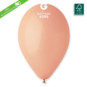 BALÃO DE LÁTEX MISTY ROSE#099 G110 COM 50 UNIDADES - 12''