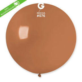 BALÃO DE LÁTEX MOCHA#076 G30 COM 5 UNIDADES - 31''