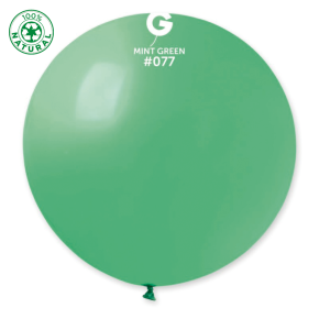 BALÃO DE LÁTEX MINT#077 G30 COM 5 UNIDADES -31"