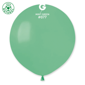 BALÃO DE LÁTEX MINT#077 G150 COM 25 UNIDADES -19"