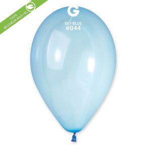 BALÃO DE LÁTEX CRYSTAL SKY BLUE#044 G120 COM 50 UNIDADES -13''