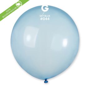 BALÃO DE LÁTEX CRYSTAL SKY BLUE#044 G150 COM 25 UNIDADES -19"